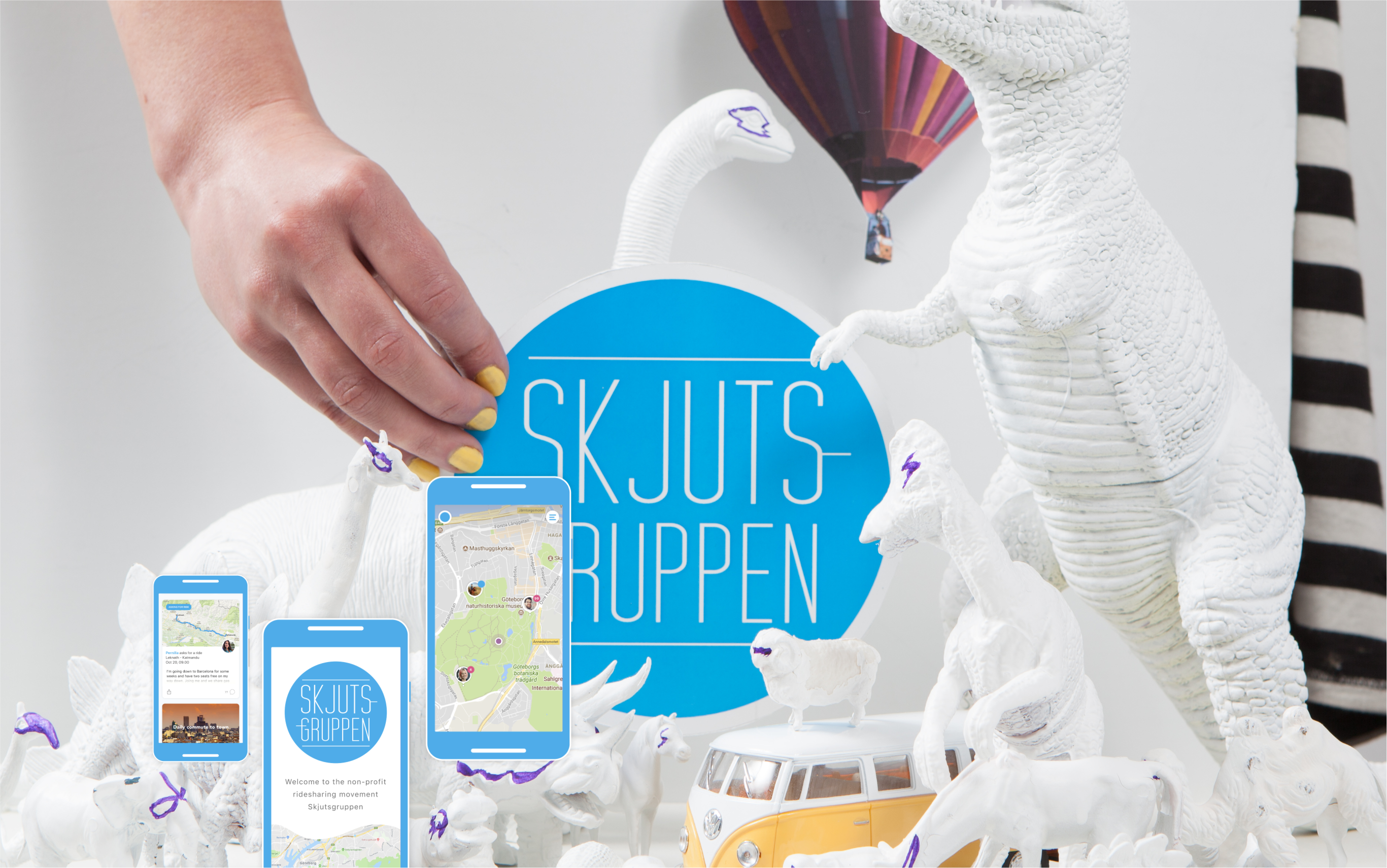 Image showing ui elements of Skjutsgruppen